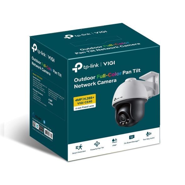 TP-Link VIGI C540(4mm) 4MP Outdoor Full-Color Pan Tilt Camera