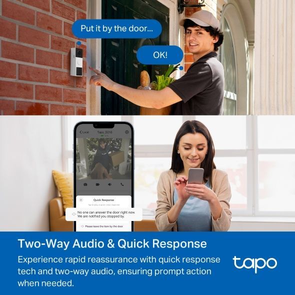 TP-Link Tapo TD21Tapo Video Doorbell Camera