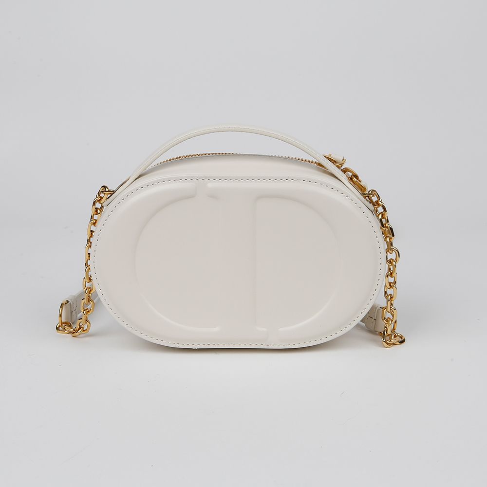 CD Signature Oval Shoulder Crossbody Bag