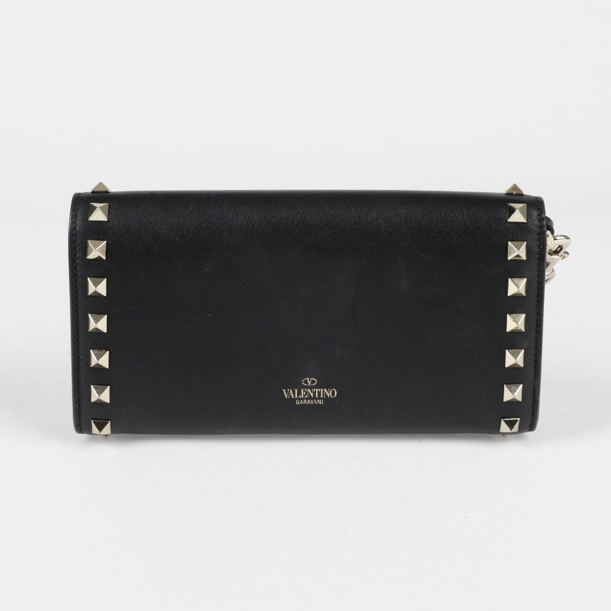 Rockstud Strap Long Wallet