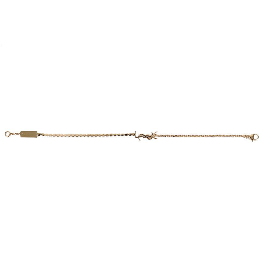 Cassandra Rhinestone Charm Chain Bracelet