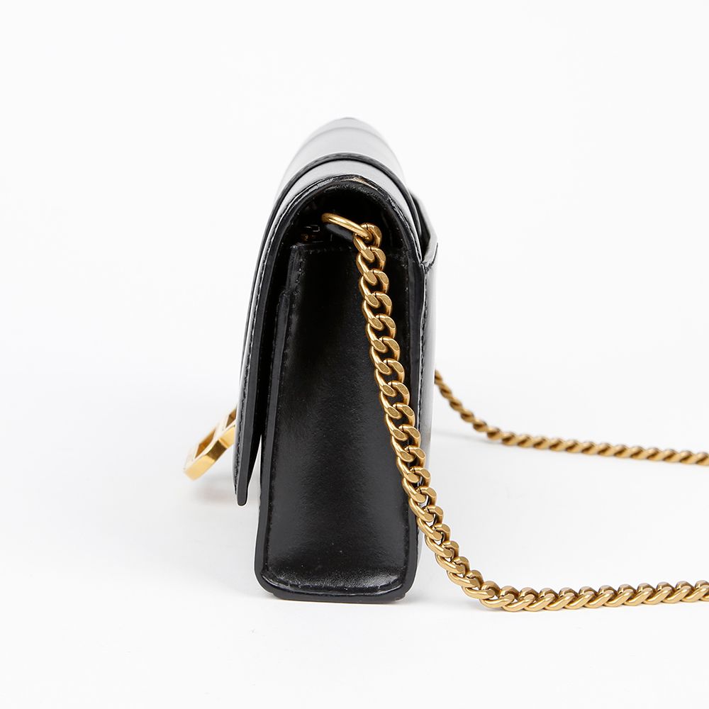 Hourglass Chain Wallet Crossbody