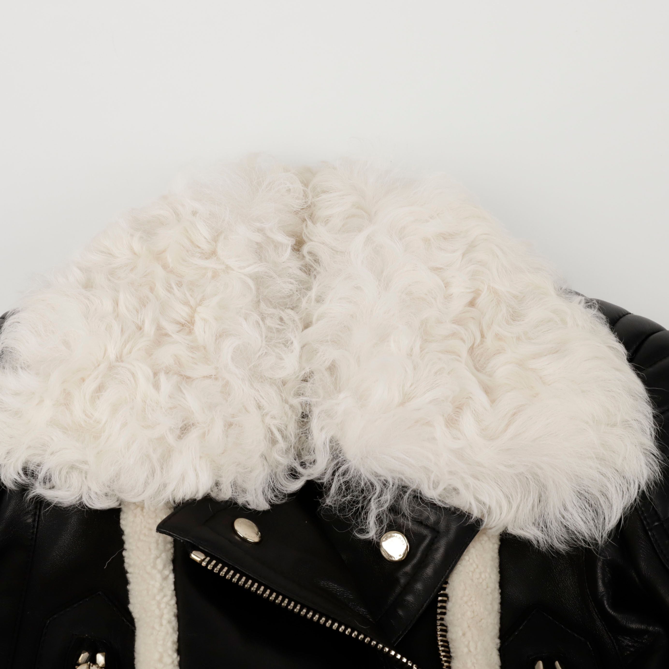 Shearling Rider Jacket Size