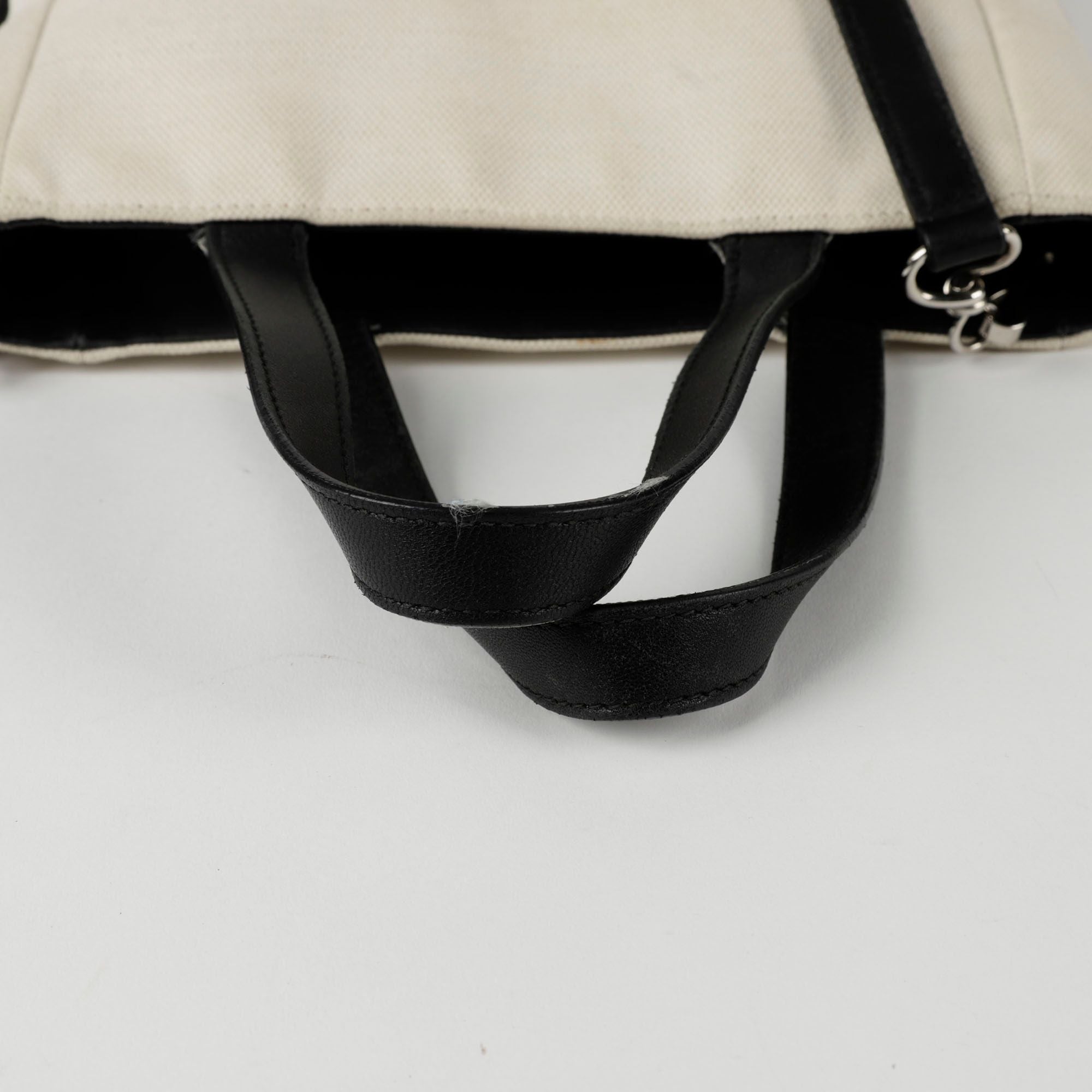 Logo Canvas Tote Shoulder Bag