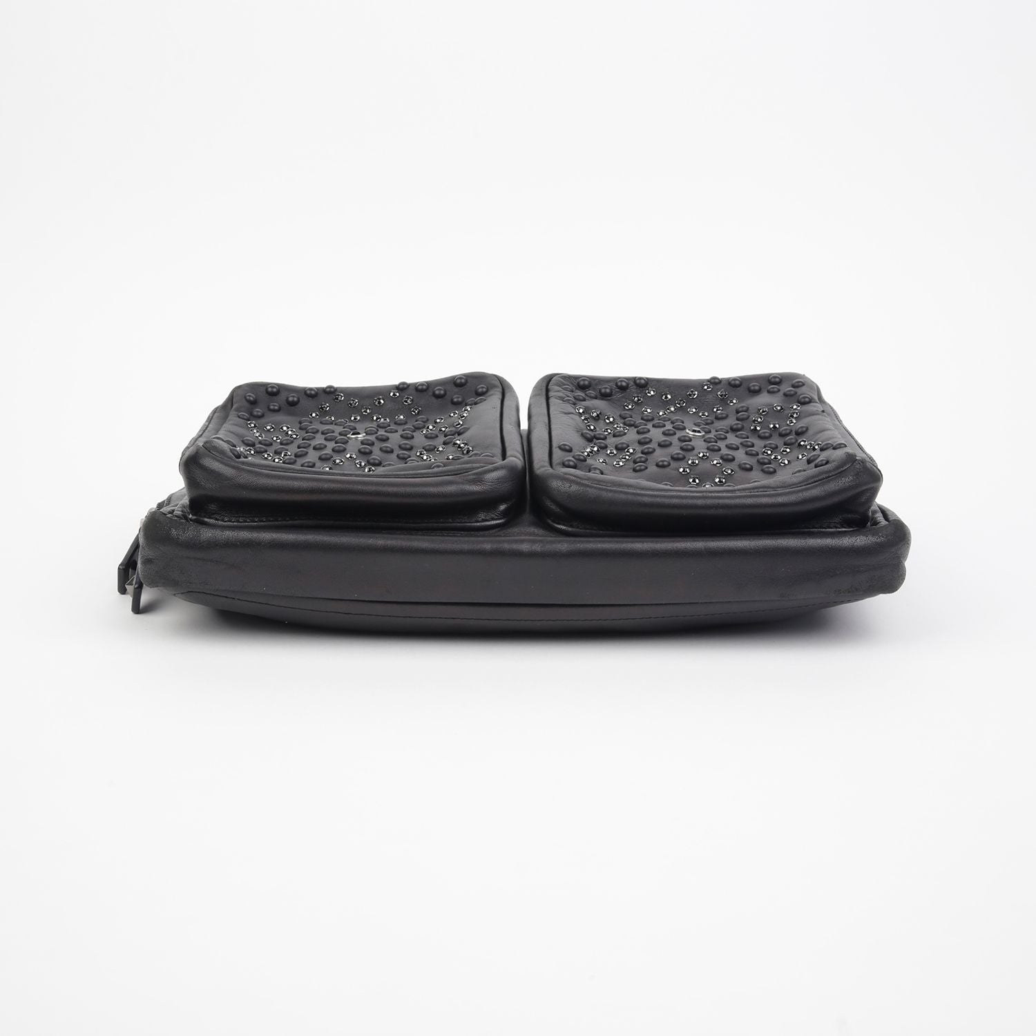 Studded Document Clutch