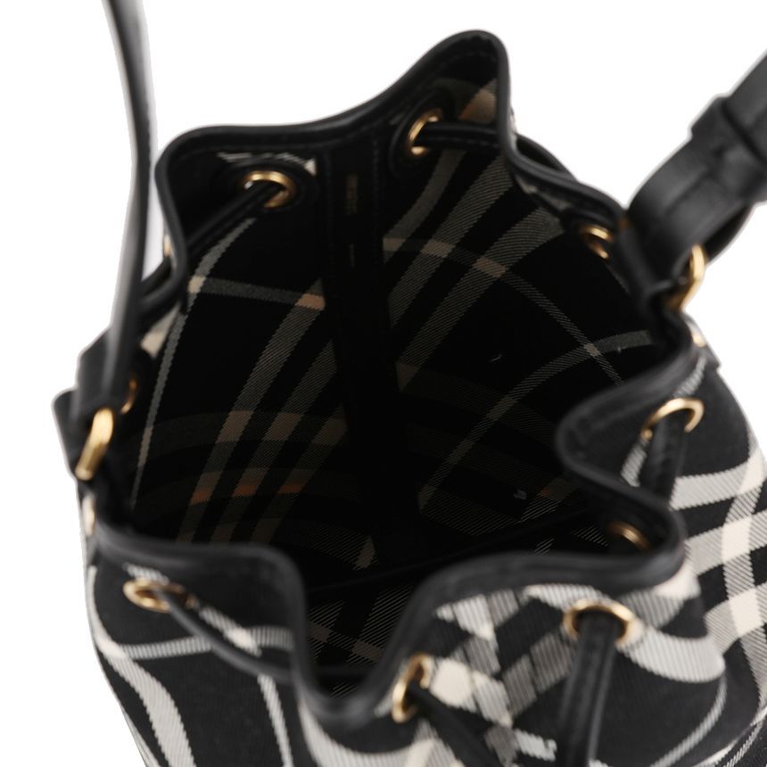 Mini Check Bucket Bag