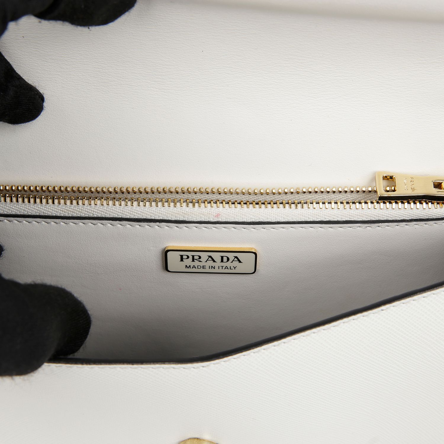 Triangle Logo Chain Shoulder Crossbody Bag