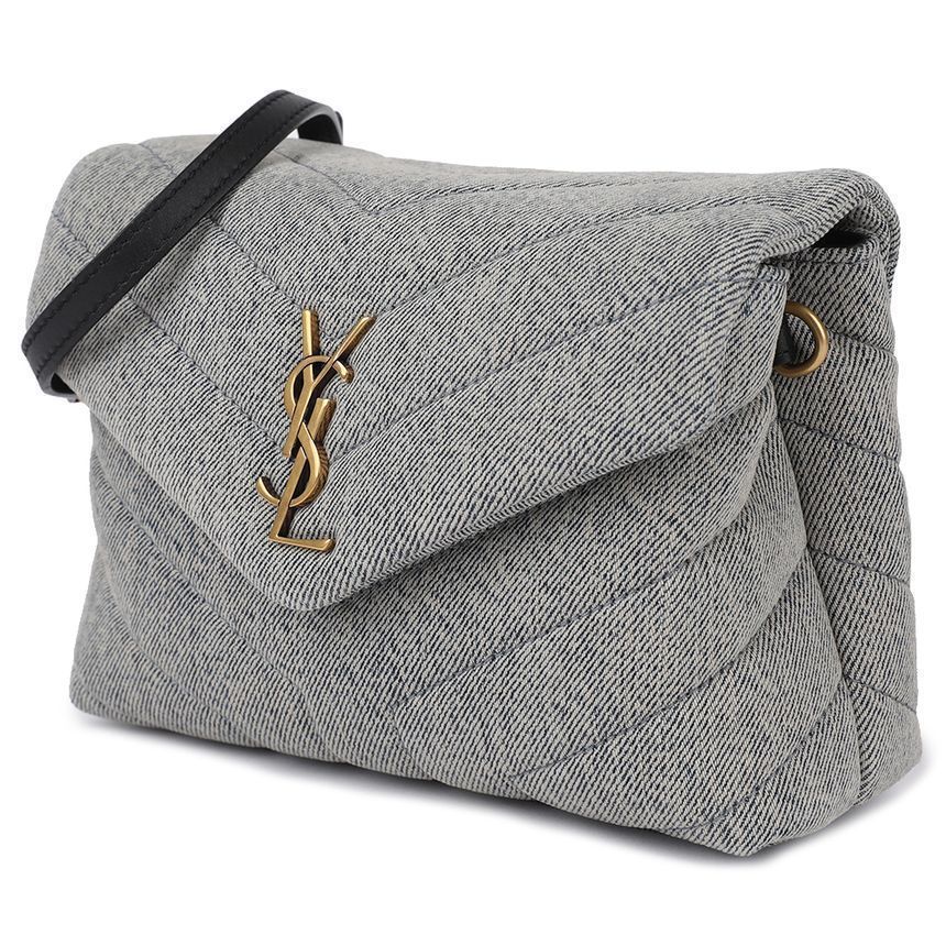 Quilted Denim Toy Bag