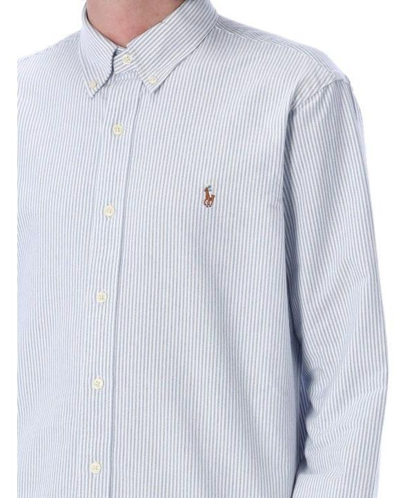 Pony Logo Stripe Oxford Shirt