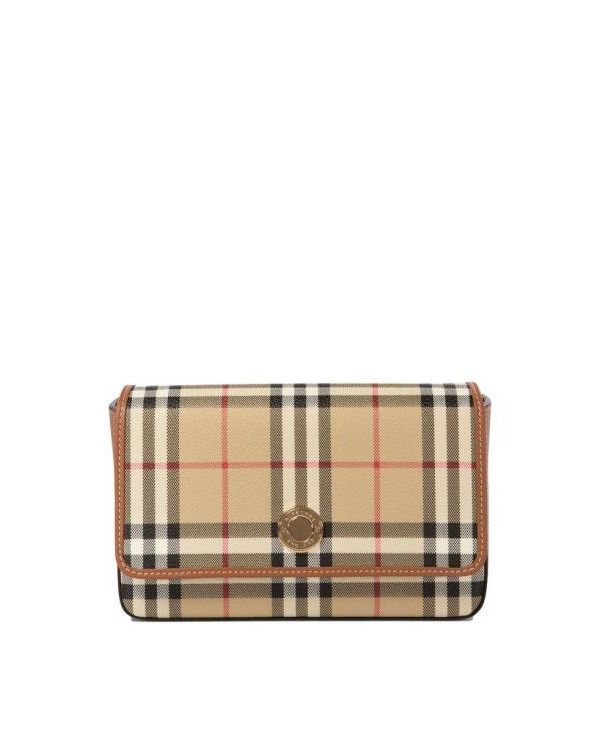 Printed Canvas Crossbody Bag