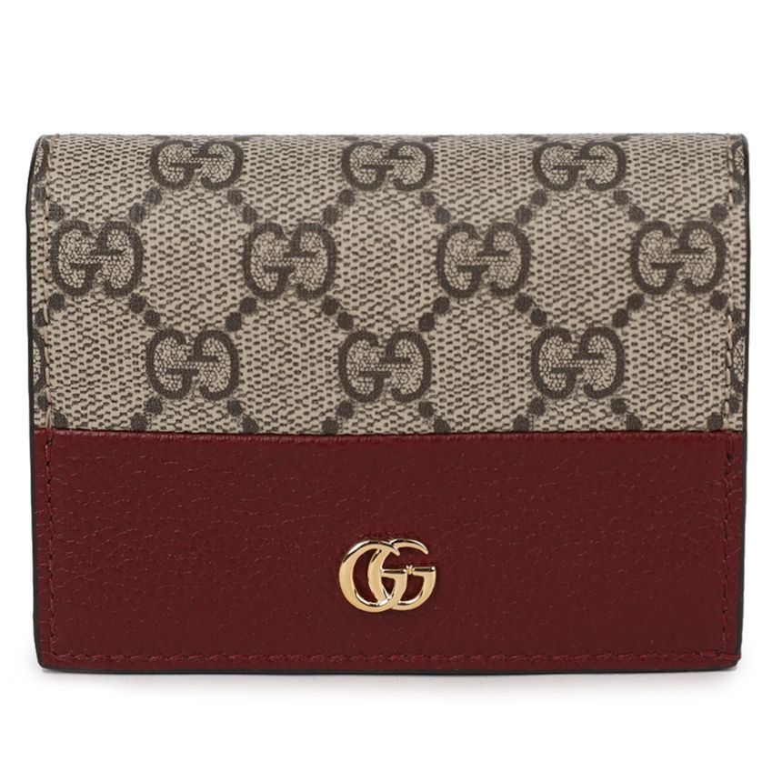 GG Marmont Bicolor Mini Wallet