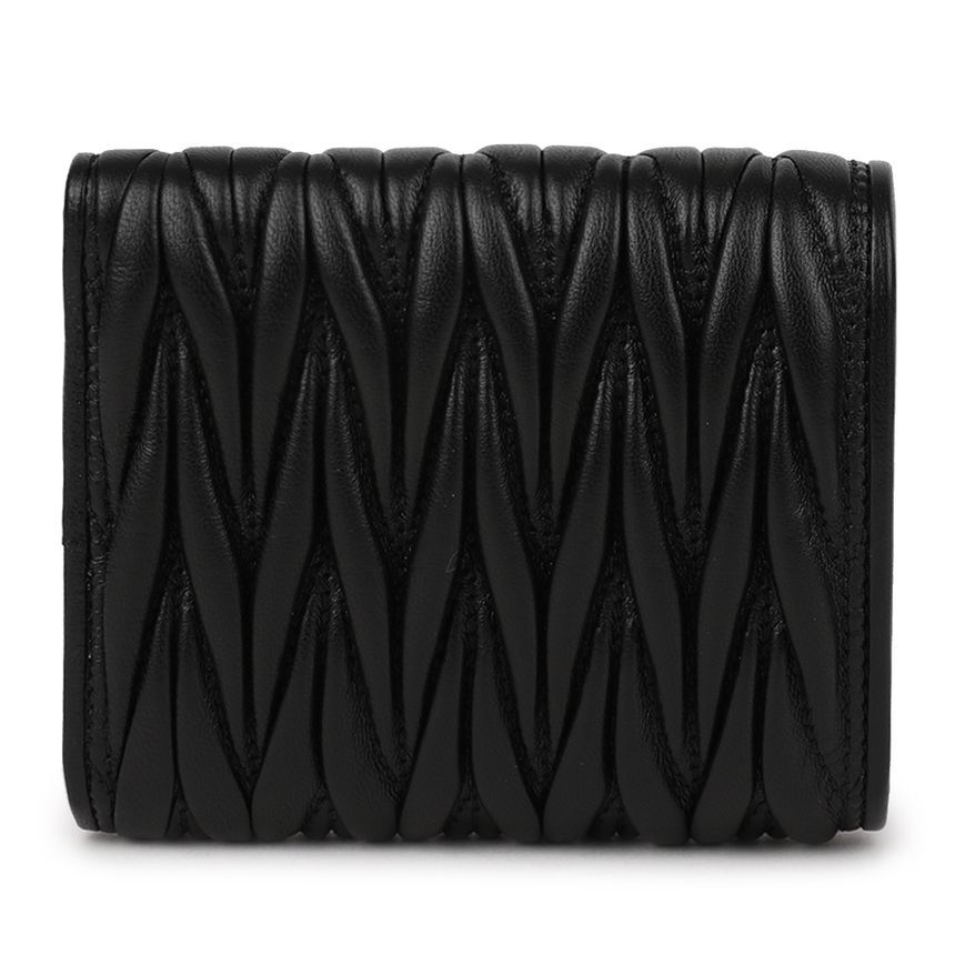 Small Matelasse Napa Leather Wallet