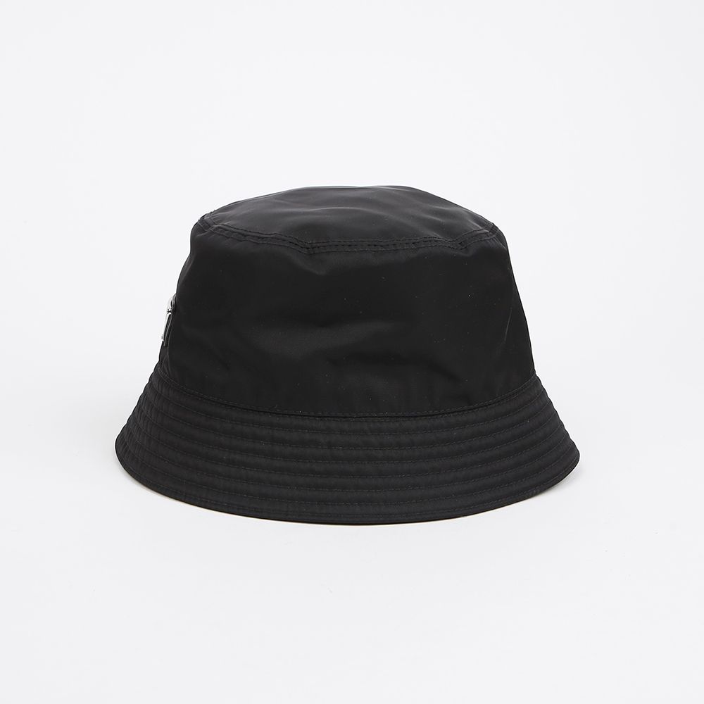 Triangle Logo Re-Nylon Bucket Hat Black