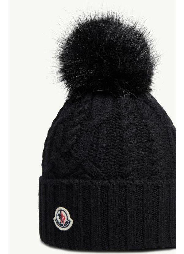 Cashmere Blend Pom Pom Beanie
