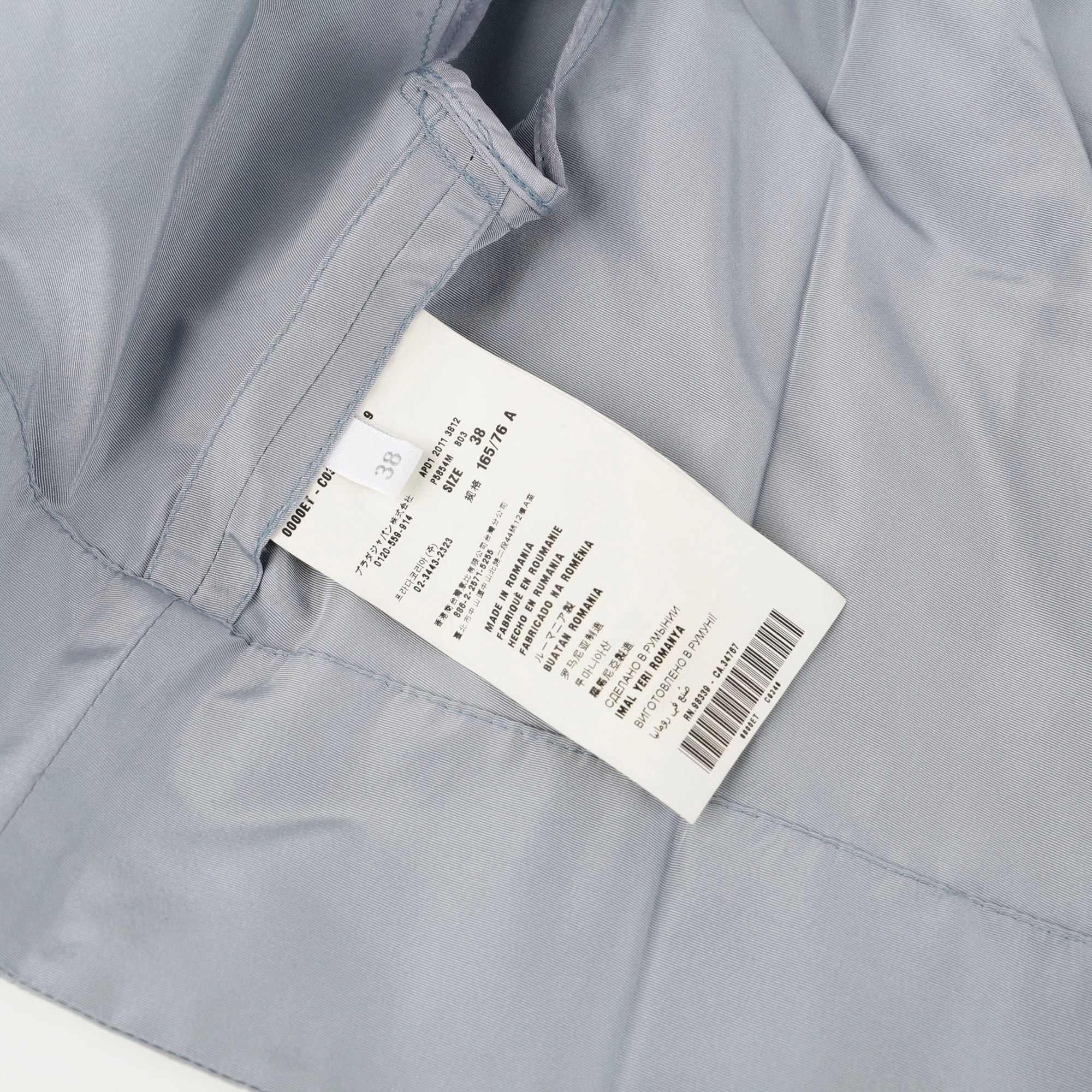 Pleated Jacket Size