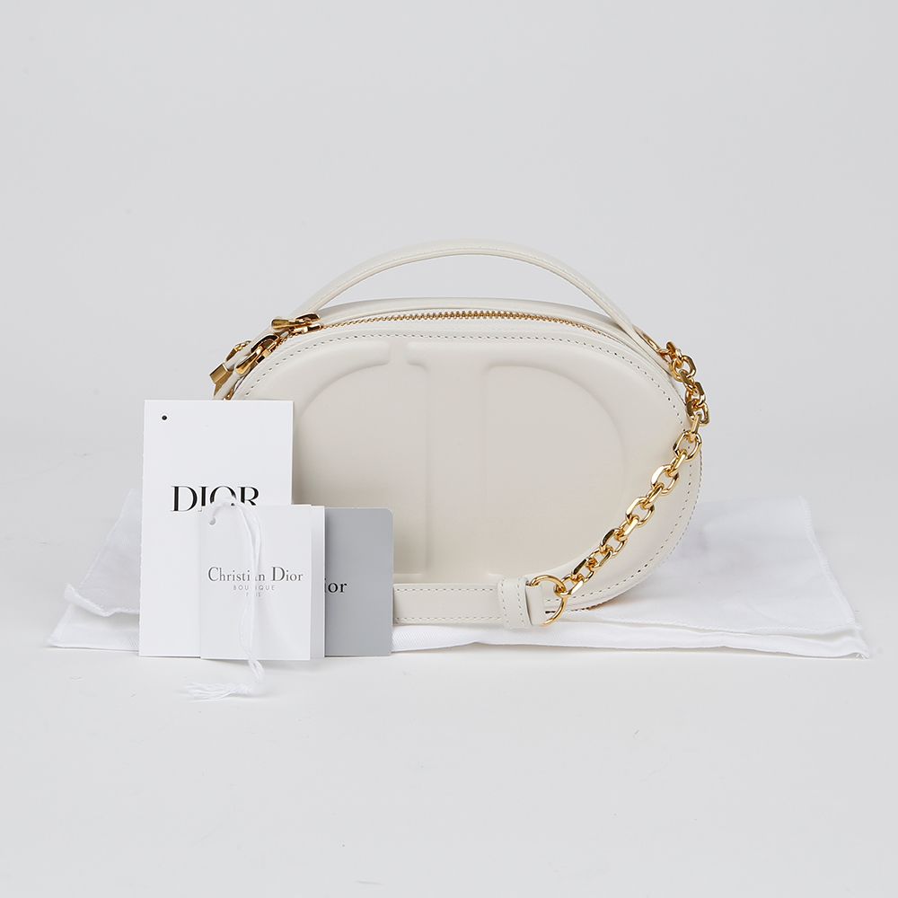 CD Signature Oval Shoulder Crossbody Bag