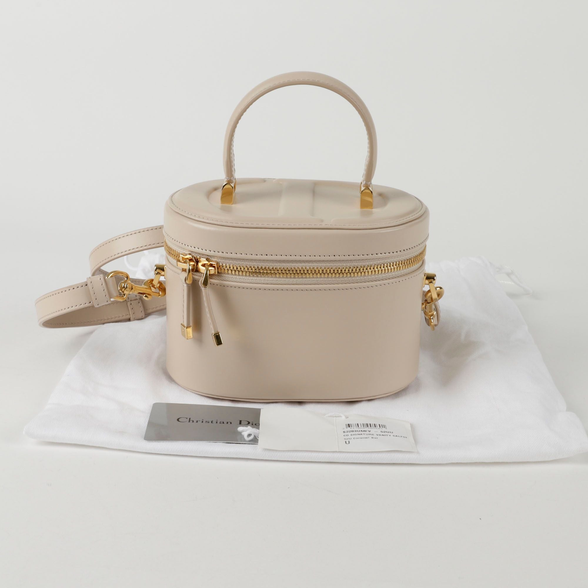 CD Signature Vanity Small Tote Shoulder Bag