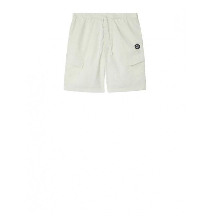 KENZO Boke Flower 2.0 Technical Shorts, Ecru, Size L