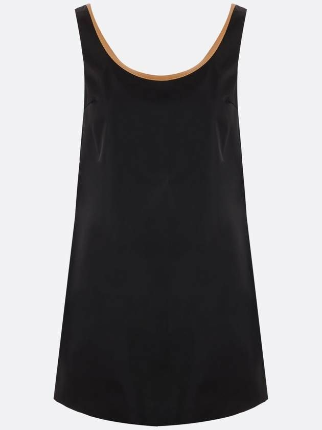 PRADA Re-Nylon Mini Dress, Black, Size 38