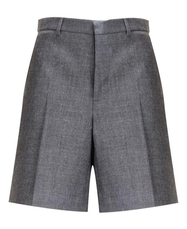 GUCCI Women's Bermuda Pants ZARRS, Gray Wool