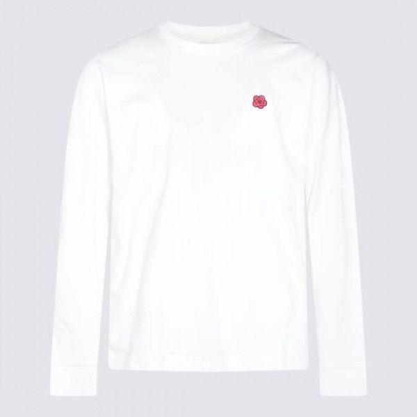 KENZO Boke Flower Embroidered Long Sleeve Shirt, 100% Cotton, Men