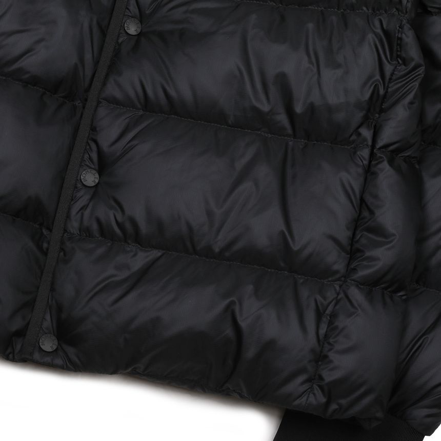 Moncler Bazena Short Down Jacket, Black