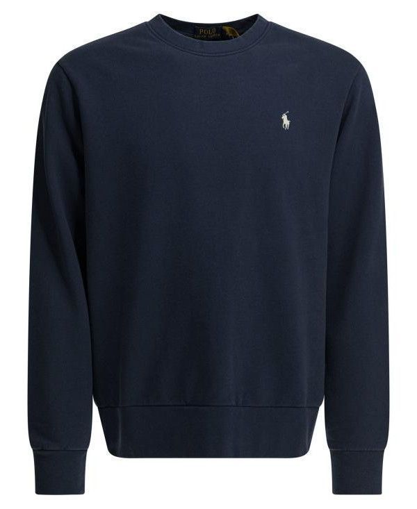 RALPH LAUREN Loopback Terry Sweatshirt, Cruise Navy