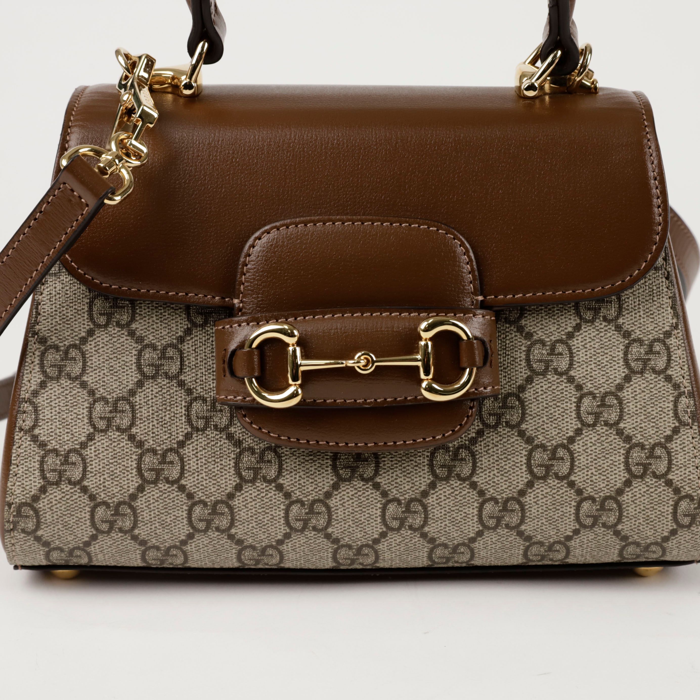 Horsebit Mini Top Handle Tote Shoulder Bag