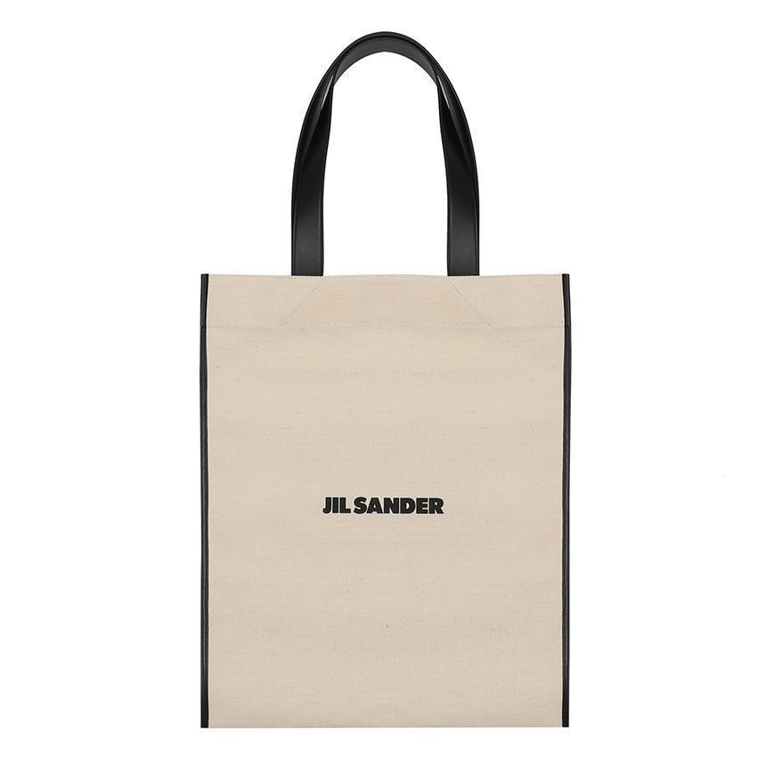 Embroidered Logo Canvas Tote Bag
