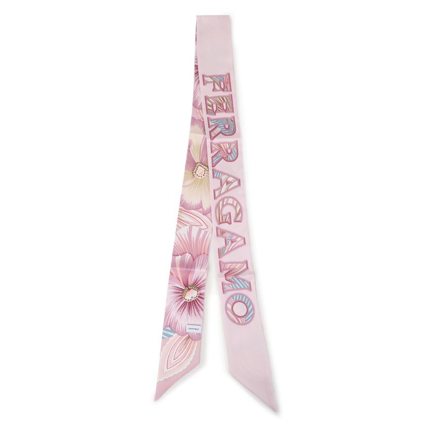 Brezza Print Silk Scarf