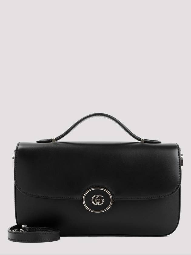 Petite GG Small Shoulder Bag Black AABSG