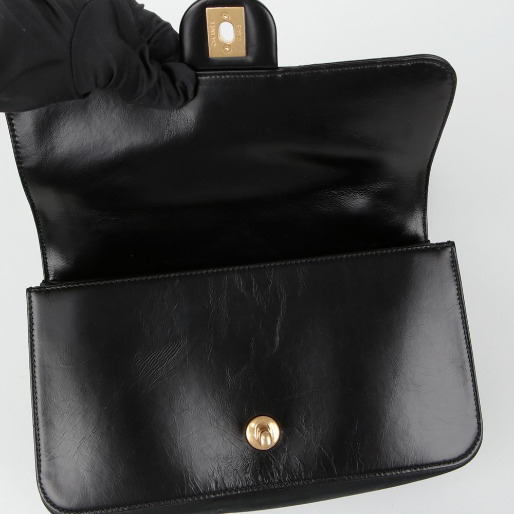 Accordion Flap Tote Shoulder Bag