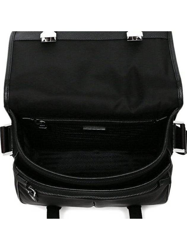 Re-Nylon Saffiano Leather Shoulder Bag