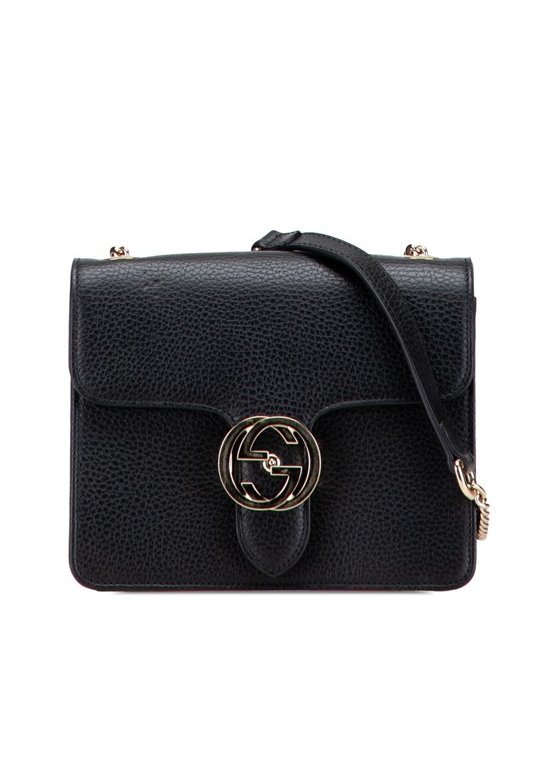 Pre-Loved Gucci Small Dollar Calfskin Interlocking G Crossbody