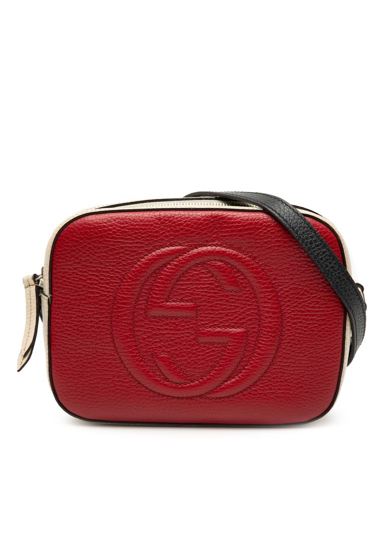Pre-Loved Gucci Small Tricolor Leather Soho Disco Crossbody