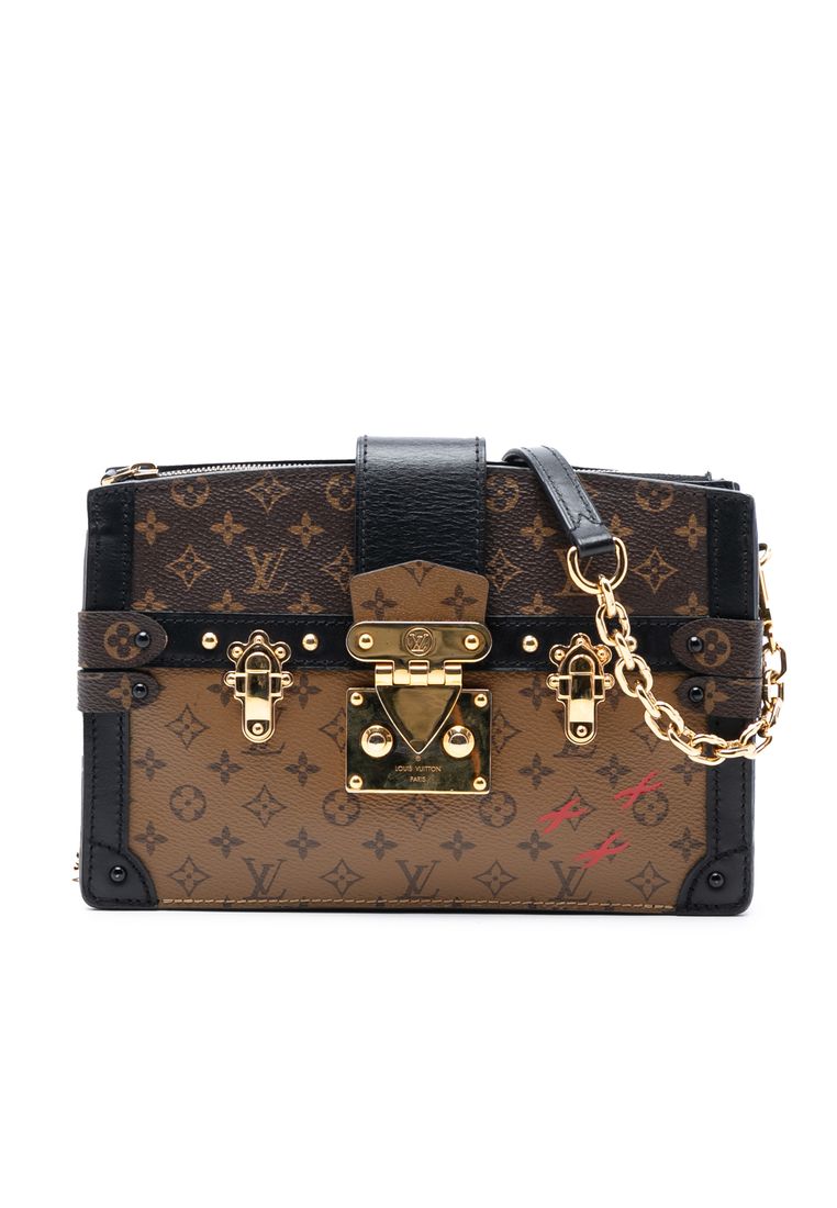 Pre-Loved Louis Vuitton Monogram Reverse Trunk Clutch
