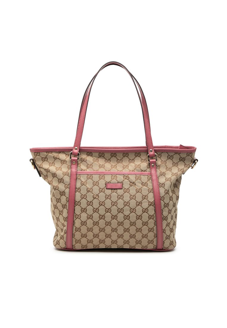 Pre-Loved Gucci Gg Canvas Convertible Joy Tote