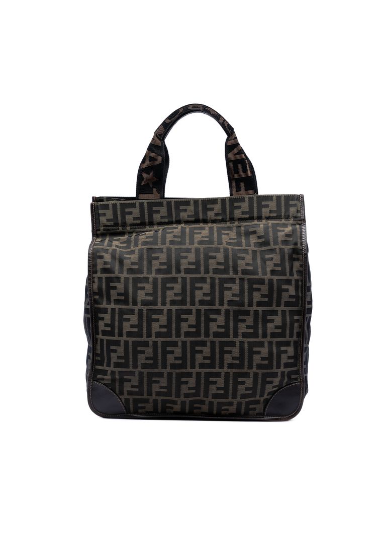 Pre-Loved Fendi Zucca Canvas Shopping Tote