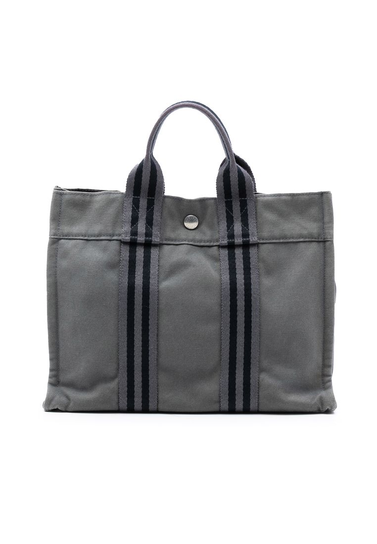 Pre-Loved Hermès Canvas Fourre Tout Pm