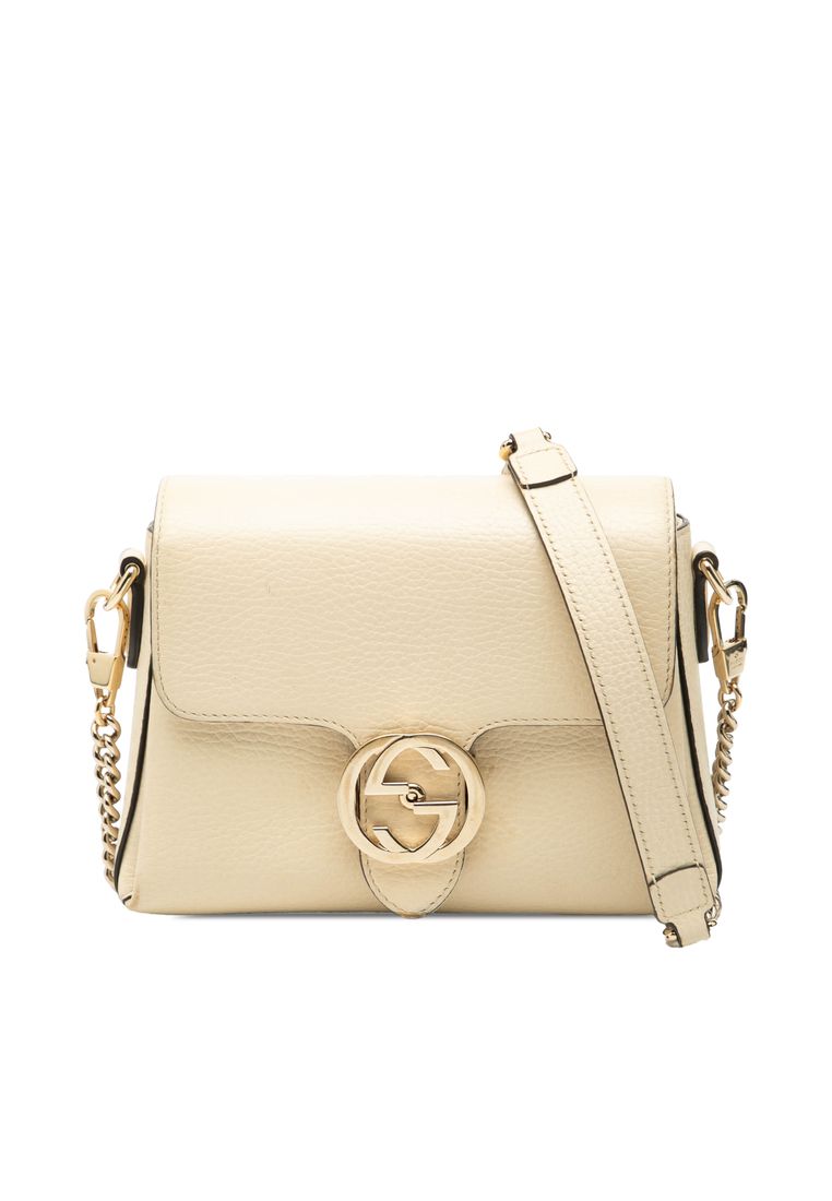 Pre-Loved Gucci Small Dollar Calfskin Interlocking G Crossbody
