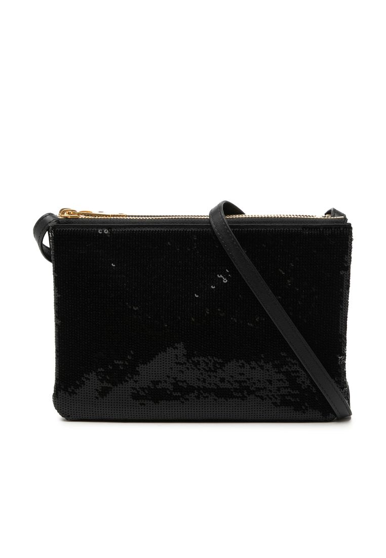 Pre-Loved Celine Small Sequin Trio Crossbody
