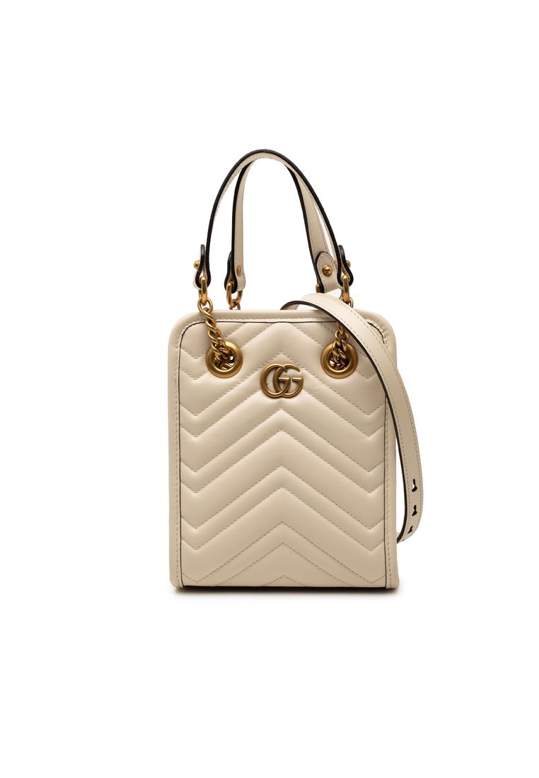 Pre-Loved Gucci Mini Gg Marmont Matelasse Leather Satchel