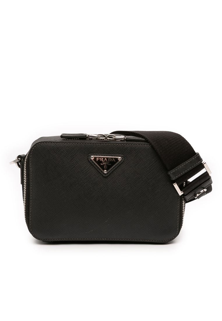 Pre-Loved Prada Saffiano Brique Crossbody