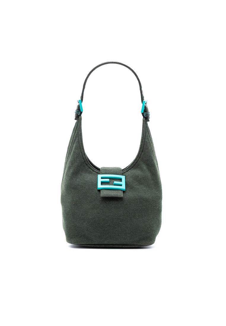 Pre-Loved Fendi Cotton Shoulder Bag