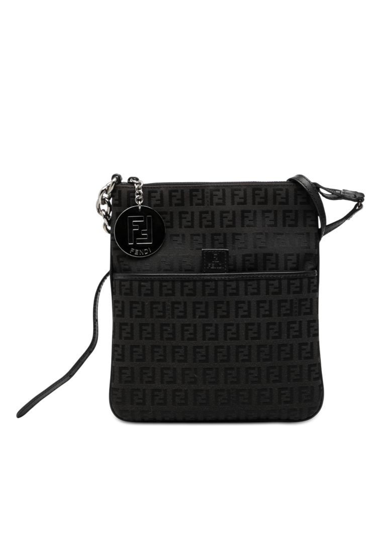 Pre-Loved Fendi Zucchino Canvas Crossbody