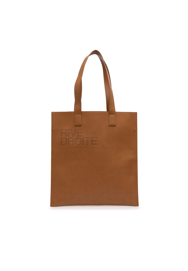 Pre-Loved Saint Laurent Vegan Leather Rive Droite Tote