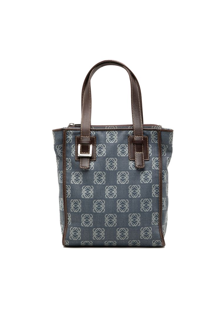 Pre-Loved Loewe Anagram Denim Tote