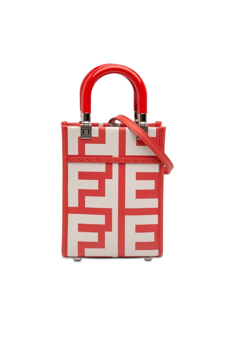 Pre-Loved Fendi Marc Jacobs Mini Leather Sunshine Shopper Tote