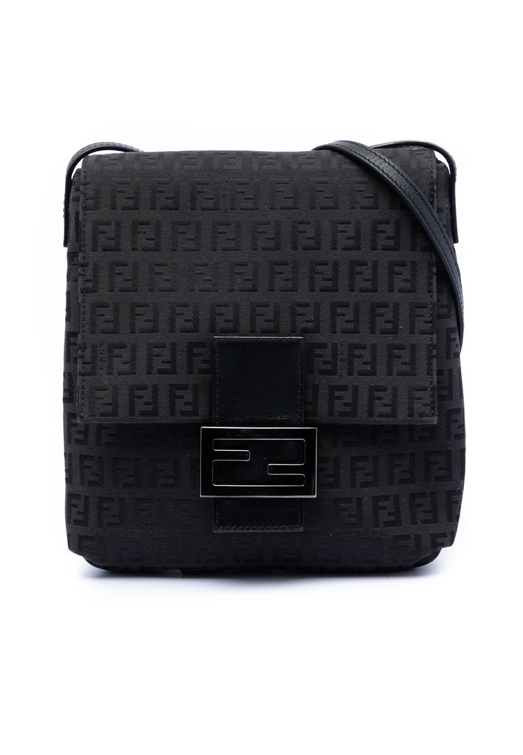 Pre-Loved Fendi Zucchino Canvas Crossbody