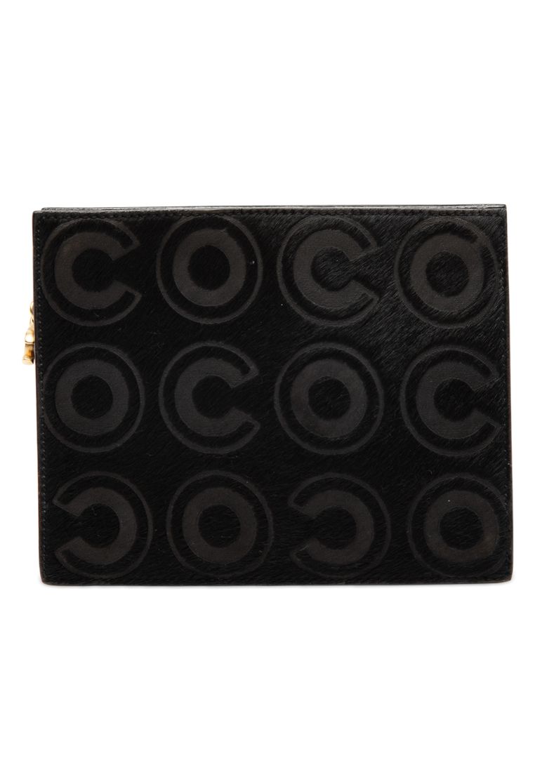 Pre-Loved Chanel Coco Pony Hair Clutch